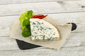 Blue cheese slice