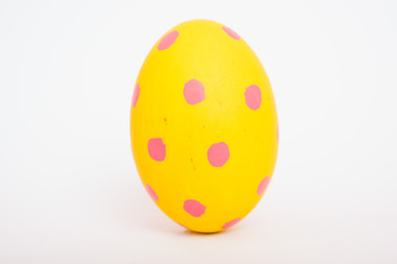 Beautiful Easter Yellow egg color isolate