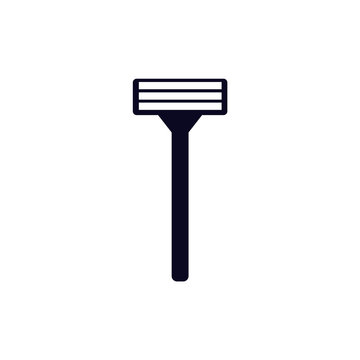 recommend clip art: disposable razor icon. raster illustration