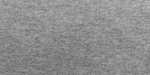 Panorama gray fabric texture and background with copy space. - 258659373
