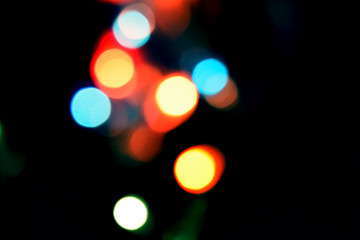 Bokeh light abstract background. Varicoloureds patches of light for background