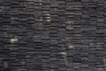 Fototapeta premium black brick wall background- image.