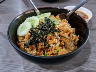 Pock with rice