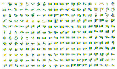 very big collection of vector flags of the Saint Vincent and the Grenadines