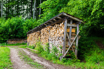 Firewood for heating