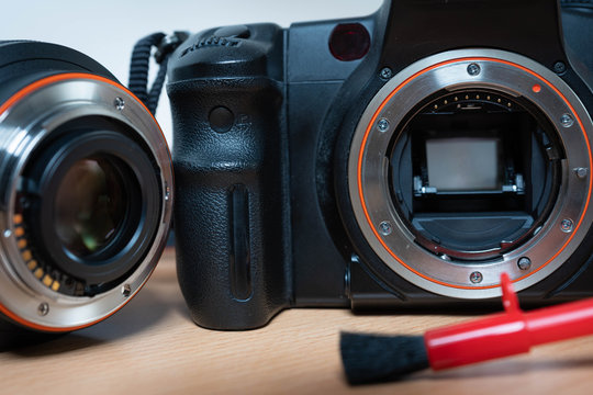 Sensorreinigung einer Kamera