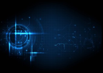 Light Futuristic Circuit Digital Technology