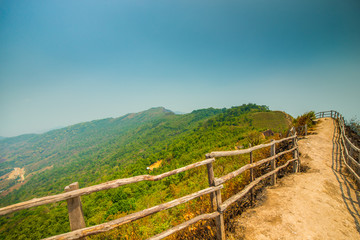 Fototapeta na wymiar High mountain scenery in Thailand.19