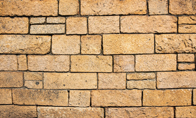Stone brick wall background, Grunge texture. 