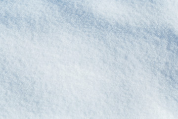background of fresh snow texture in blue tone