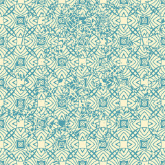 Fototapeta na wymiar Vector modern geometric tile pattern with grunge effect. Abstract art deco retro vintage background.