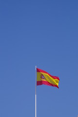 はためくスペイン国旗