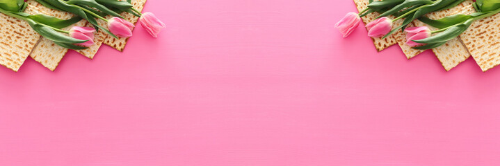 Pesah celebration concept (jewish Passover holiday)