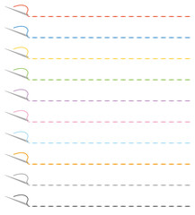 縫い針ライン