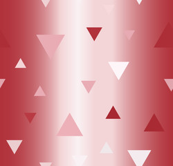 Gradient triangle pattern. Seamless vector background