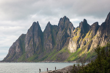 Tungeneset viewpoint on Senja island in Norway