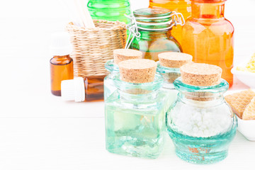 Ingredient for making personal skincare products - oils, wax, emulsifiers, hydrolates.