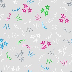 Seamless vector children`s background. Template for textiles, clothing, packaging, cards, posters and other uses.