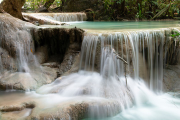 close-up of a waterfalls