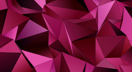 Obraz premium Abstract Low-Poly background. triangulated texture. Design 3d. Polygonal geometrical pattern. Triangular modern style