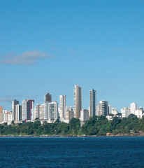 Obraz premium salvador de bahia skyline in summer time