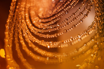 blur and defocus crystal chadelier shiny glitter abstract background