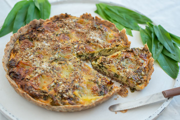 Wild Garlic Quiche