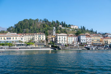 Veduta di Bellagio dal lago di Como