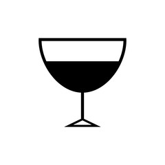 drink lines icons on white background - vector illustration.