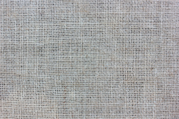 burlap, top view. weave of coarse gray threads. texture