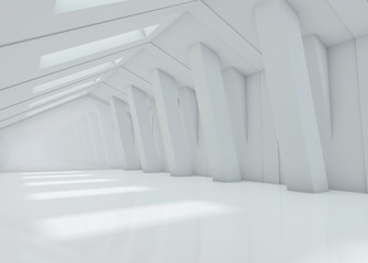 Fototapeta premium Streszczenie tło nowoczesnej architektury. Renderowanie 3D