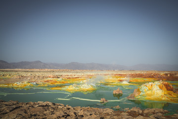 Dallol in Ethiopia