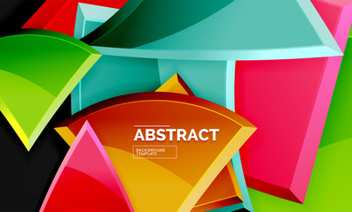 Shiny style geometric background