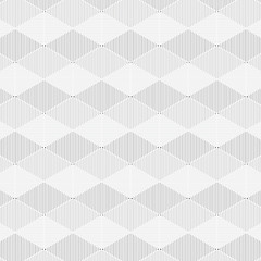 Seamless pattern of lined diamond shapes in black and white