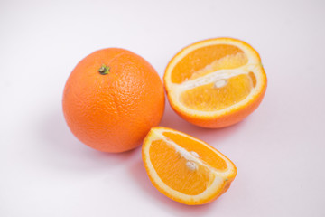 orange isolated on white background