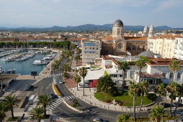 the city of Sainte Maxime in France: tourism and the French Riviera