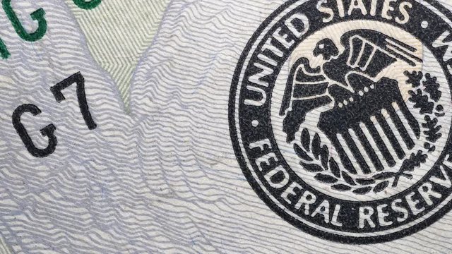 Close up footage of U.S. Dollar