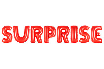 surprise, red color