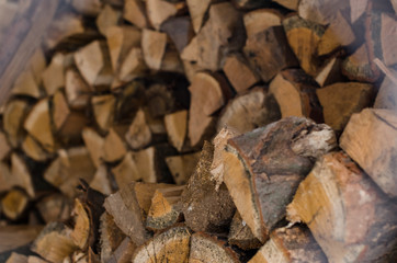 wooden logs