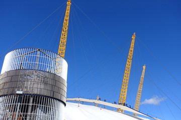 Photo from iconic O2 Arena in North Greenwich, London, United Kingdom