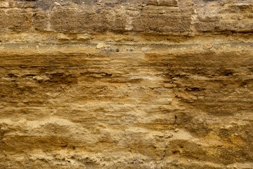 brown stone texture background, limestone, wall texture, Old brown gold stone wall, stone wall, abstract view, exterior