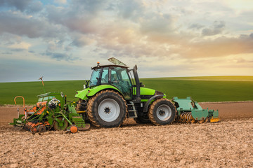 Fototapeta premium plantations de printemps