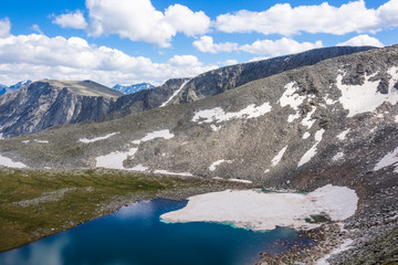 Naklejka na ściany i meble Mountain lake. Altai landscape. Russia