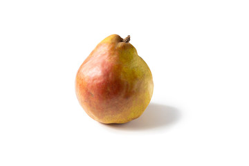 fresh tasty pear isolated on white background