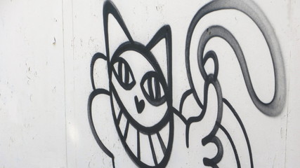Graffitti Katze