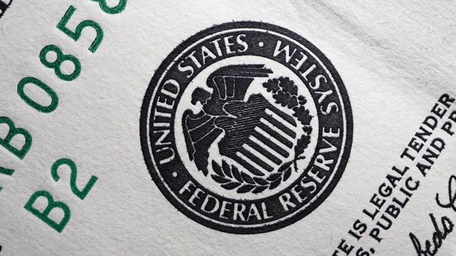 Close up footage of U.S. Dollar