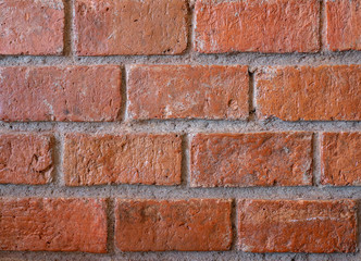 Obraz premium Texture of red brick block wall