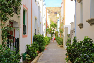 Fototapeta na wymiar Beautiful City Puerto Mogan in Gran Canaria, Spain