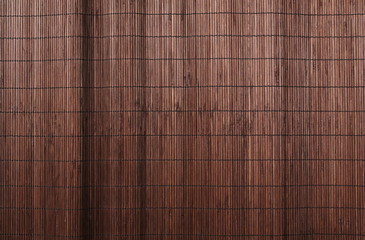 Crumpled bamboo wall texture background