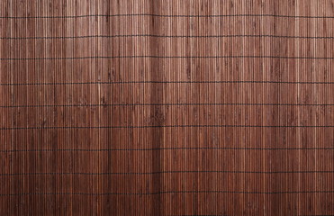 Crumpled bamboo wall texture background